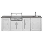 Luxusní venkovní kuchyně Grandpro EXCLUSIVE CROSSRAY 1 XL White