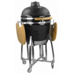 Keramický gril Kamado Egg BBQ průměr 46,7 cm černý